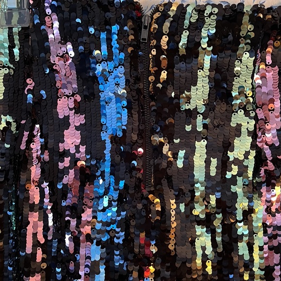 Ladies sequin party mini skirt - Picture 4 of 5